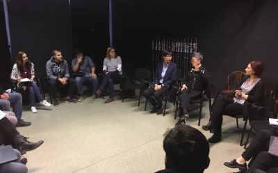 E J-yong filmrendező látogatása