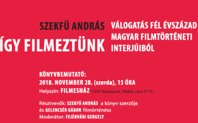 Így filmeztünk – Szekfü András könyvbemutatója