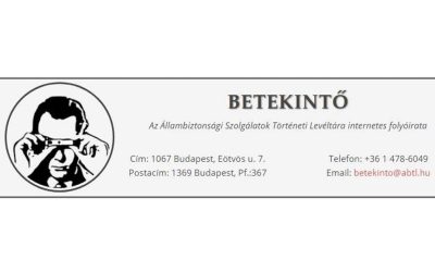 BETEKINTŐ – Felhívás – A magyar film és színház 1945-1989