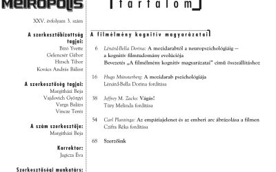 A filmélmény kognitív magyarázatai