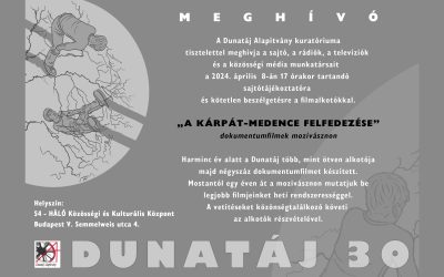 Dunatáj 30 – beszélgetés és vetítéssorozat